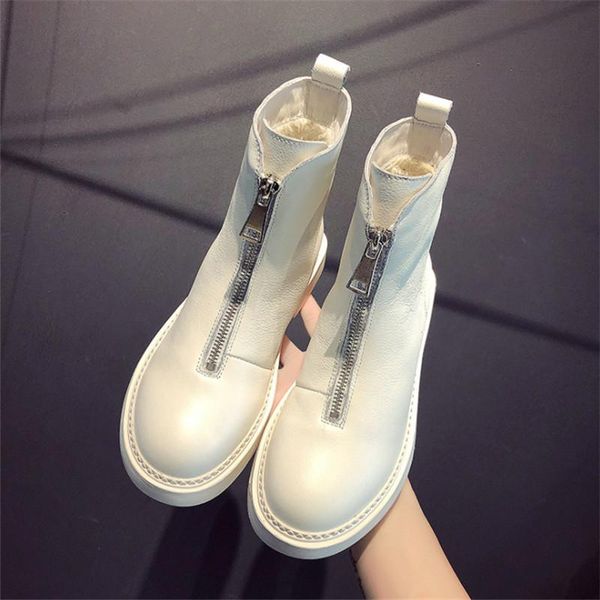 new casual shoes autumn and winter leather short tube martin boots fashion trend comfortable soft wild warm women's boots, Black
new casual shoes autumn and winter leather short tube martin boots fashion trend comfortable soft wild warm women's boots, Black
