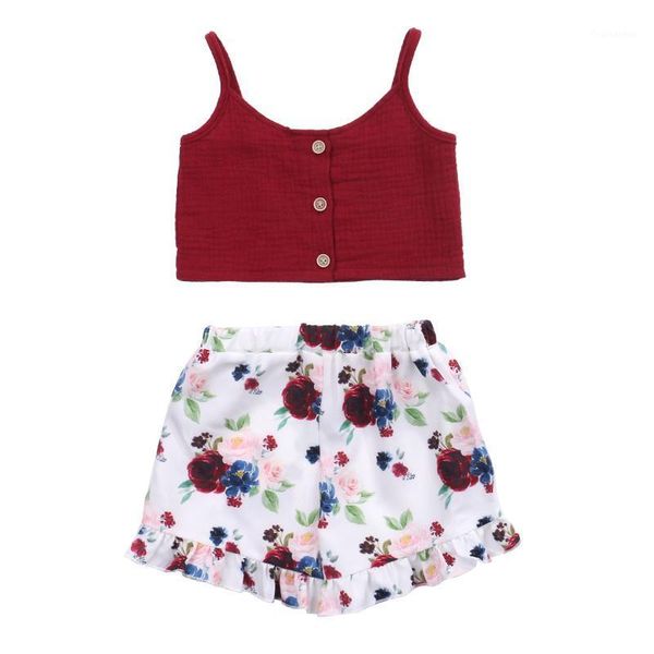 kids baby girls fashion 2-piece outfit set sleeveless solid color and floral print shorts set comfortable suit1, White
kids baby girls fashion 2-piece outfit set sleeveless solid color and floral print shorts set comfortable suit1, White