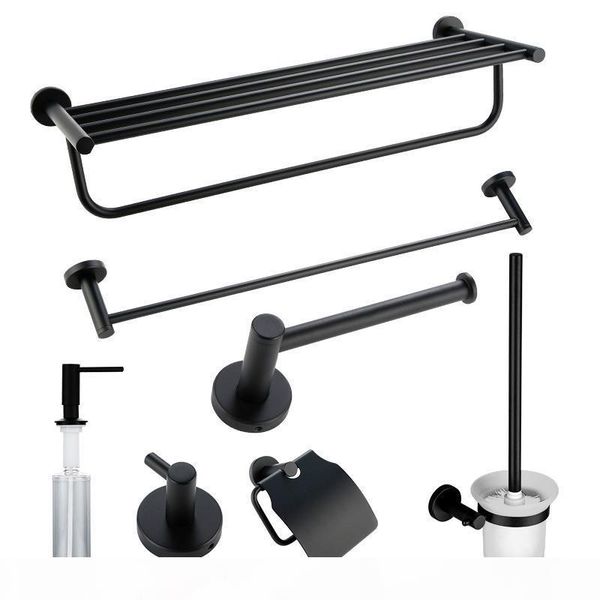 smesiteli 304 stainless steel bath hardware sets black robe hook towel holder bar shelf paper holder bathroom accessories kit bbyexj mj_bag
smesiteli 304 stainless steel bath hardware sets black robe hook towel holder bar shelf paper holder bathroom accessories kit bbyexj mj_bag