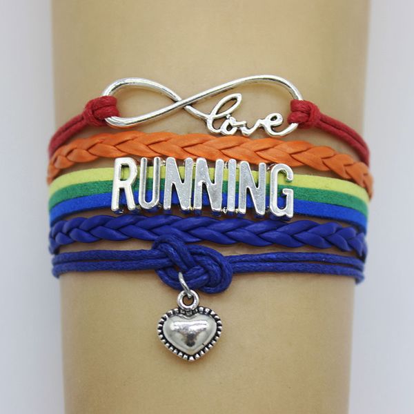 infinity love running shoes heart charm wrap bracelets heart bracelet wax leather custom women & men bracelets jewelry, Golden;silver
infinity love running shoes heart charm wrap bracelets heart bracelet wax leather custom women & men bracelets jewelry, Golden;silver