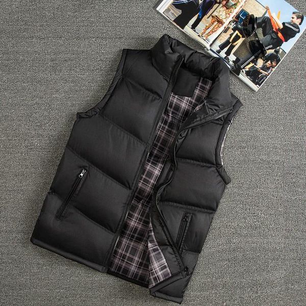 casual vest men cotton padded slim sleeveless winter jacket men thick warm parka vest coat male waistcoat qcc-06271, Black;white
casual vest men cotton padded slim sleeveless winter jacket men thick warm parka vest coat male waistcoat qcc-06271, Black;white