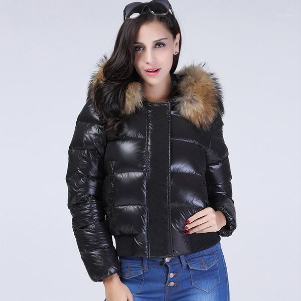 janveny waterproof down coat winter women puffer shiny jacket 2020 natural raccoon fur hooded short 90% white duck down parkas1, Black
janveny waterproof down coat winter women puffer shiny jacket 2020 natural raccoon fur hooded short 90% white duck down parkas1, Black