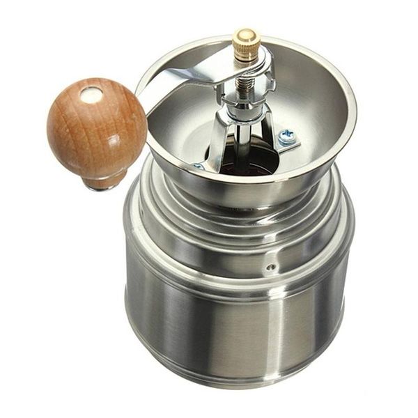 stainless steel manual spice bean coffee grinder burr grinder mill with ceramic core
stainless steel manual spice bean coffee grinder burr grinder mill with ceramic core