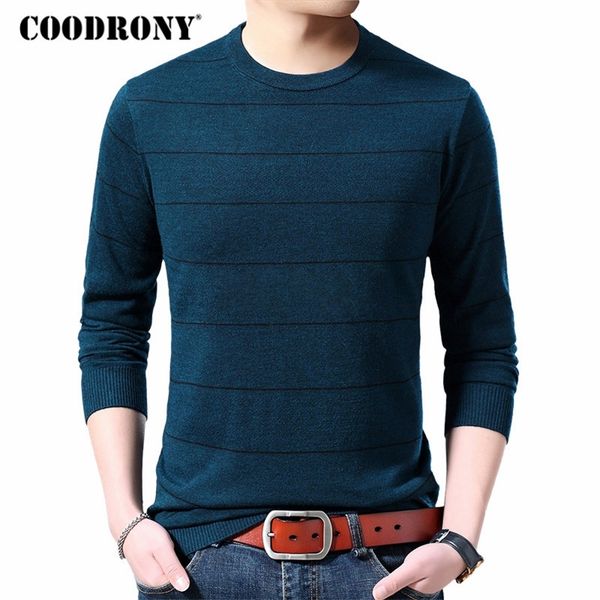 coodrony sweater men autumn winter cashmere wool sweaters casual o-neck pullover men plus size striped knitwear pull homme 91075 201224, White;black
coodrony sweater men autumn winter cashmere wool sweaters casual o-neck pullover men plus size striped knitwear pull homme 91075 201224, White;black