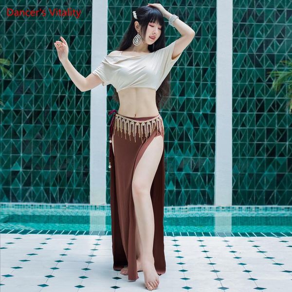 stage wear belly dance set female elegant practice clothes suit temperament shirt training long skirt performance clothing, Black;red
stage wear belly dance set female elegant practice clothes suit temperament shirt training long skirt performance clothing, Black;red