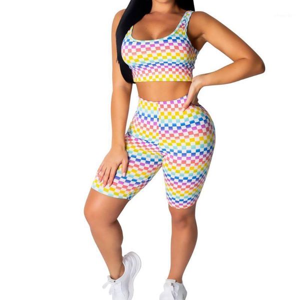 2 piece set women sleeveless crop and biker shorts sweat suits club outfits two piece casual tracksuit matching sets1, White
2 piece set women sleeveless crop and biker shorts sweat suits club outfits two piece casual tracksuit matching sets1, White