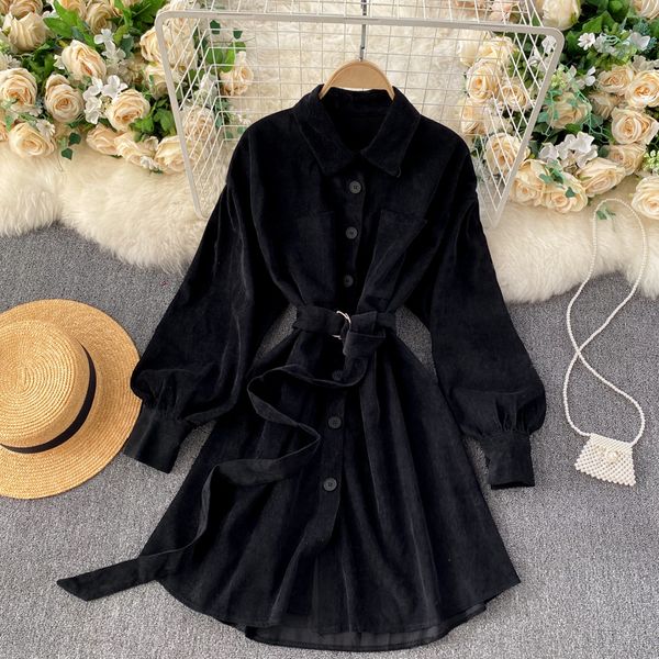 2021 new singiny velvet sweaters girls collar puff button office elegant autumn solid a-line dress short 3001, Black;gray
2021 new singiny velvet sweaters girls collar puff button office elegant autumn solid a-line dress short 3001, Black;gray