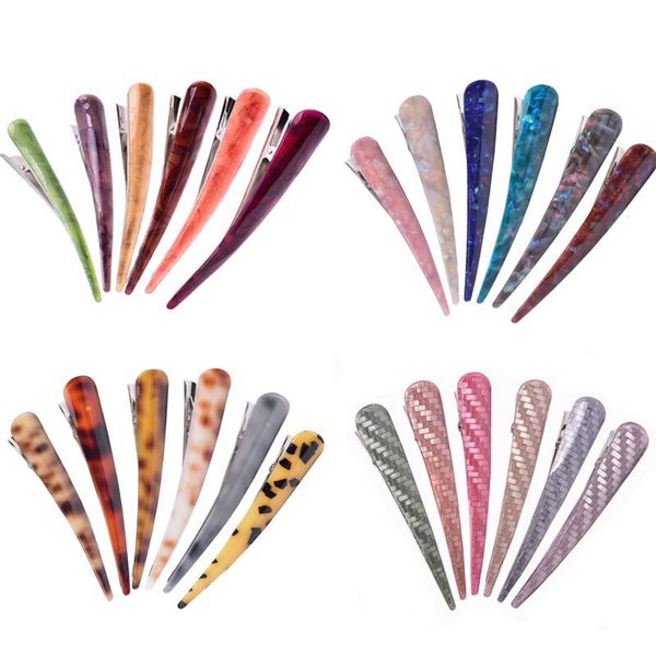 retro acrylic hairpin large horn duckbill hair clip long stick leopard colorful barrette women makeup holder hairpin, Golden;silver
retro acrylic hairpin large horn duckbill hair clip long stick leopard colorful barrette women makeup holder hairpin, Golden;silver