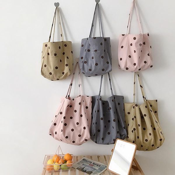 hylhexyr women's shopping bag fashion dot shoulder bags large capacity canvas tote bag simple casual handbag book bags for girls
hylhexyr women's shopping bag fashion dot shoulder bags large capacity canvas tote bag simple casual handbag book bags for girls