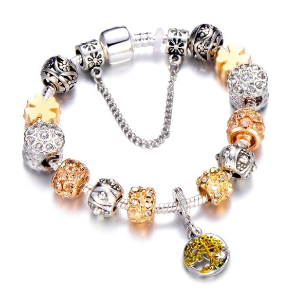 fashion vintage silver color charm bracelet with tree of life pendant & gold crystal ball brand bracelet for women jewelry, Golden;silver
fashion vintage silver color charm bracelet with tree of life pendant & gold crystal ball brand bracelet for women jewelry, Golden;silver
