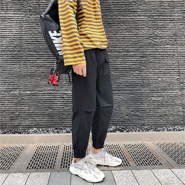 nice spring and autumn tooling beam multi-pocket youth wild loose solid color high waist nine pants cotton black / gray m-3xl1
nice spring and autumn tooling beam multi-pocket youth wild loose solid color high waist nine pants cotton black / gray m-3xl1