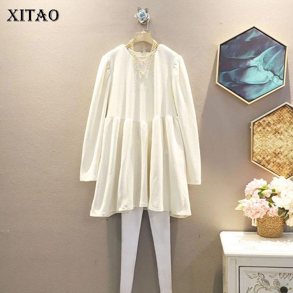 xitao solid color casual dress long sleeve o-neck collar pullover loose women winter new simplicity fashion all-match zy2995, Black;gray
xitao solid color casual dress long sleeve o-neck collar pullover loose women winter new simplicity fashion all-match zy2995, Black;gray