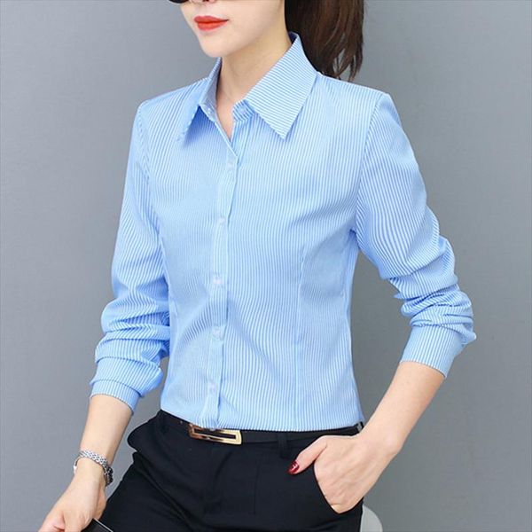 korean fashion women shirts elegant woman stripe shirt plus size woman long sleeve shirt women blouses blusas mujer de moda, White
korean fashion women shirts elegant woman stripe shirt plus size woman long sleeve shirt women blouses blusas mujer de moda, White