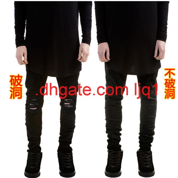 spring and summer high street kanye west knee pierced jeans trendy men's elastic jeans boys' slim leggings, Blue
spring and summer high street kanye west knee pierced jeans trendy men's elastic jeans boys' slim leggings, Blue