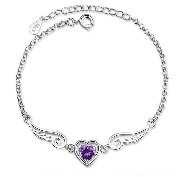 zhrcy style korean women simple diamond love lovely angel lovers bracelet bracelet wings 9v5fu shaped hand jewelry heart, Golden;silver 
zhrcy style korean women simple diamond love lovely angel lovers bracelet bracelet wings 9v5fu shaped hand jewelry heart, Golden;silver