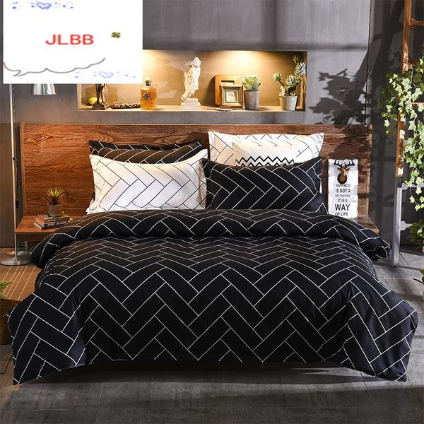nordic fashion bedding set black white twill plaid 3/4pc bed linens ab side duvet cover set bed cover pillowcase home linens
nordic fashion bedding set black white twill plaid 3/4pc bed linens ab side duvet cover set bed cover pillowcase home linens