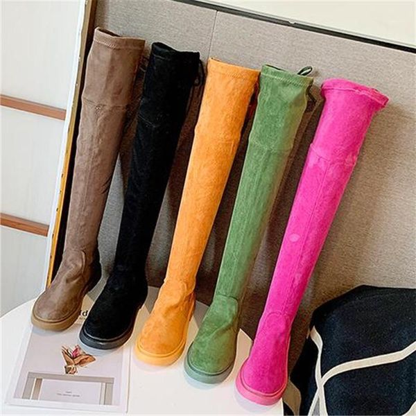 boots autumn winter women long slim over the knee high elastic booties flats fashion shoes womanthigh 35-391, Black
boots autumn winter women long slim over the knee high elastic booties flats fashion shoes womanthigh 35-391, Black