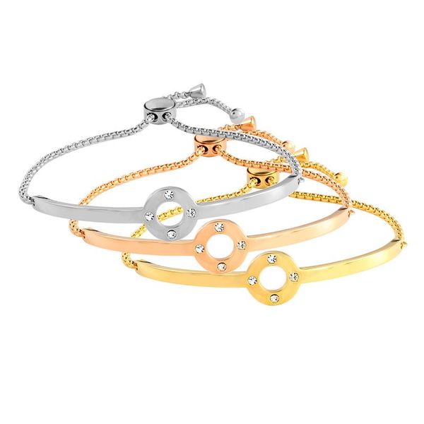 cz rose gold color chain bangles bracelets for woman stainless steel round cricle wristband jewellery party gift, Black
cz rose gold color chain bangles bracelets for woman stainless steel round cricle wristband jewellery party gift, Black