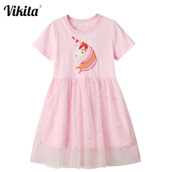 vikita kids unicorn dress for girls toddlers summer princess dress children licorne costumes toddlers short sleeve vestidos lj200921, Red;yellow
vikita kids unicorn dress for girls toddlers summer princess dress children licorne costumes toddlers short sleeve vestidos lj200921, Red;yellow