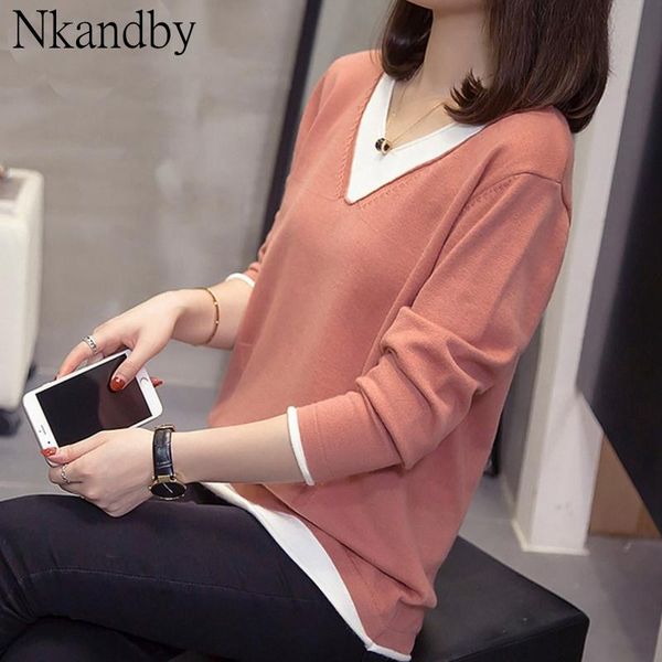 plus size patchwork knitted women autumn winter fashion korean v neck pullovers sweaters oversized jumpers knitwear 4xl, White;black
plus size patchwork knitted women autumn winter fashion korean v neck pullovers sweaters oversized jumpers knitwear 4xl, White;black