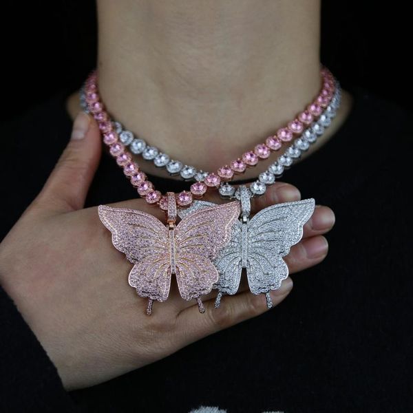 hip hop cool iced out clear bling cz pink pinky tennis chain rose butterfly pendant necklaces women charm wedding choker jewelry, Golden;silver
hip hop cool iced out clear bling cz pink pinky tennis chain rose butterfly pendant necklaces women charm wedding choker jewelry, Golden;silver