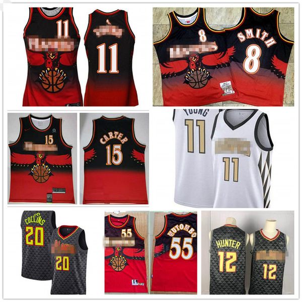 11 young 15 vince carter atlantahawksmen 2019/2020 swingman basketball jersey statementedition red, Black
11 young 15 vince carter atlantahawksmen 2019/2020 swingman basketball jersey statementedition red, Black