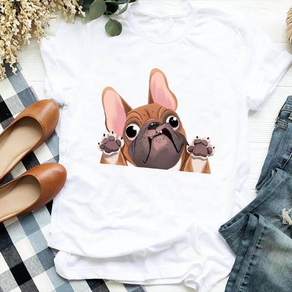 women lady dog face funny lovely cartoon cute pet animal printing tshirt shirt clothes graphic female t tee womens t shirt, White
women lady dog face funny lovely cartoon cute pet animal printing tshirt shirt clothes graphic female t tee womens t shirt, White