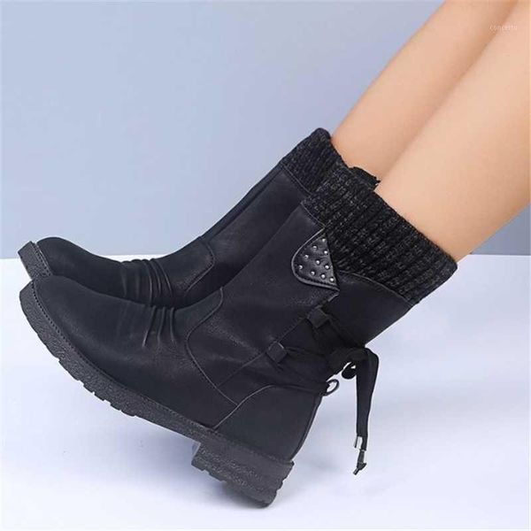 2020 winter women mid-calf boots fashion suede snow boots retro zipper warm for women shoes low-heeled botas mujer1, Black
2020 winter women mid-calf boots fashion suede snow boots retro zipper warm for women shoes low-heeled botas mujer1, Black