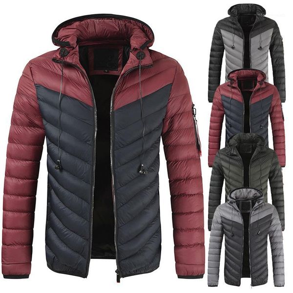 men's down & parkas men's coats winter warm hooded stitching color parka jackets 2021 coat men fashion homme clotehs 1, Black
men's down & parkas men's coats winter warm hooded stitching color parka jackets 2021 coat men fashion homme clotehs 1, Black