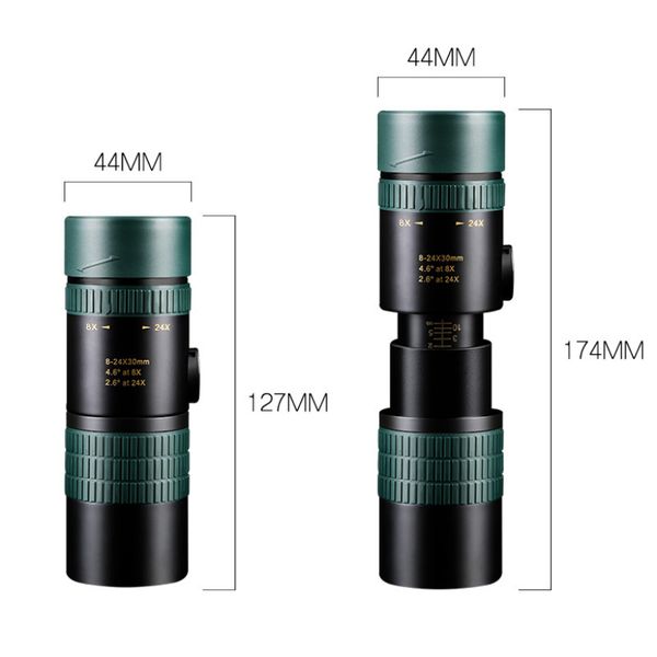 8-24x30 monolithic telescope for foldable barker 4 retractable optical hunting smartphone
8-24x30 monolithic telescope for foldable barker 4 retractable optical hunting smartphone