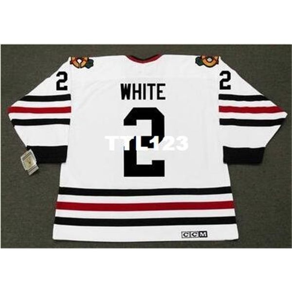 121s #2 bill white chicago blackhawks 1970 ccm vintage hockey jersey or custom any name or number retro jersey, Black
121s #2 bill white chicago blackhawks 1970 ccm vintage hockey jersey or custom any name or number retro jersey, Black