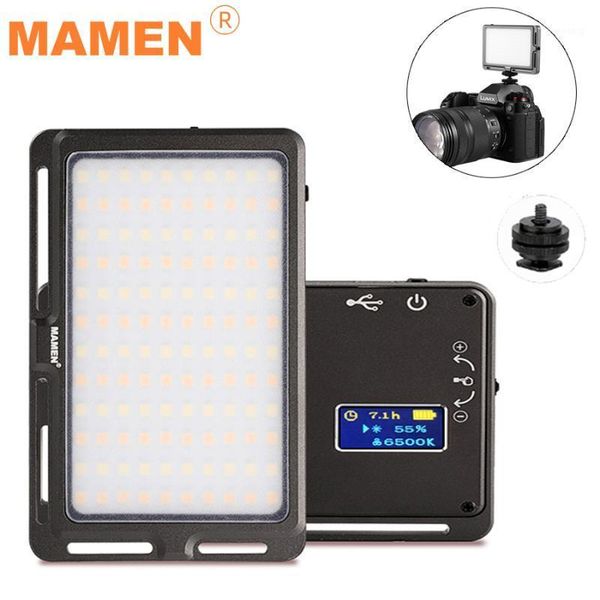 mamen led video light dimmable studio pgraphy lighting portable on camera p 120 pcs display dslr cold shoe with battery1
mamen led video light dimmable studio pgraphy lighting portable on camera p 120 pcs display dslr cold shoe with battery1