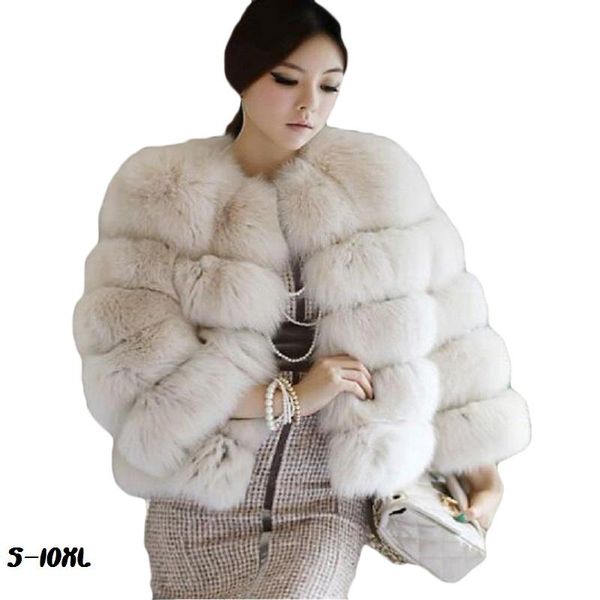 women's fur & faux large number of artificial coat 2021 jacket warm leather 4xl winter imitation natural, Black
women's fur & faux large number of artificial coat 2021 jacket warm leather 4xl winter imitation natural, Black