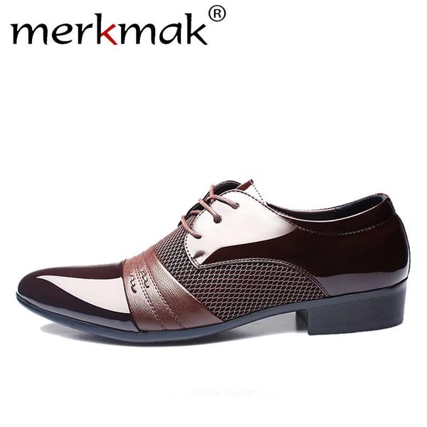 merkmak men's leather shoes retro formal dress men shoes business wedding casual breathable wine red oxfords man footwear flats, Black
merkmak men's leather shoes retro formal dress men shoes business wedding casual breathable wine red oxfords man footwear flats, Black