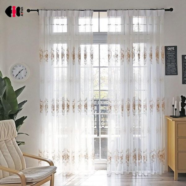 golden embroidered floral tulle curtains for living room simple modern french window treatment tenda zh220d
golden embroidered floral tulle curtains for living room simple modern french window treatment tenda zh220d