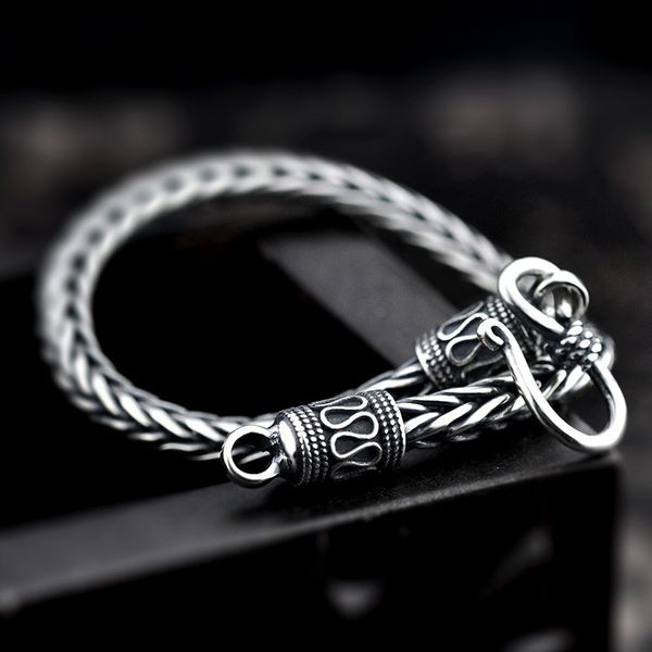 925 yintai silver handmade hemp rope chain hemp rope bracelet personalized keel bracelet for men gtren, Golden;silver
925 yintai silver handmade hemp rope chain hemp rope bracelet personalized keel bracelet for men gtren, Golden;silver