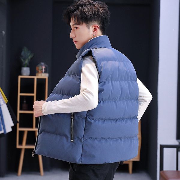 winter men's waistcoat cotton jacket wear thick warm vest coat loose large fashion spring and autumn, Black;white
winter men's waistcoat cotton jacket wear thick warm vest coat loose large fashion spring and autumn, Black;white