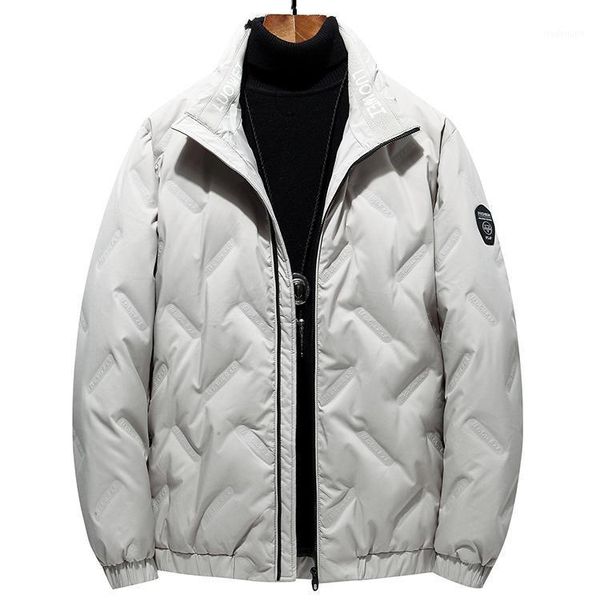 men's thin down jacket new trendy winter clothing student youth slim men's stand collar trendy fashion coat1, Black
men's thin down jacket new trendy winter clothing student youth slim men's stand collar trendy fashion coat1, Black