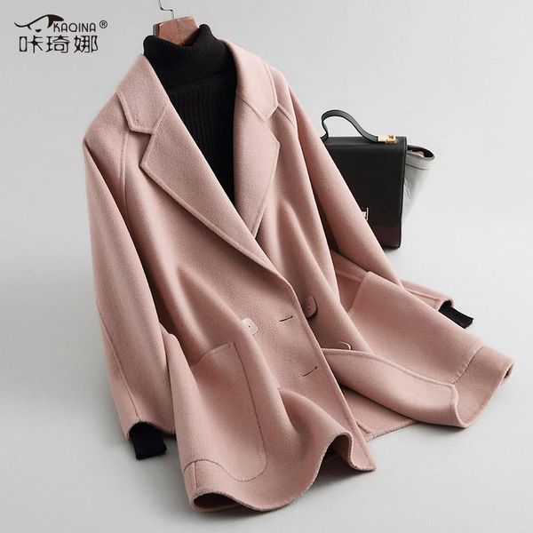 spring autumn wool coat women korean double-faced wool jacket pink long ladies coats and jackets for women abrigo mujer 38068 kj, Black
spring autumn wool coat women korean double-faced wool jacket pink long ladies coats and jackets for women abrigo mujer 38068 kj, Black