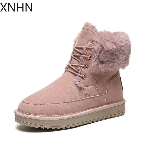 suede leather women winter ankle boots for woman snow boots wool fur lined warm shoes waterproof pink, Black
suede leather women winter ankle boots for woman snow boots wool fur lined warm shoes waterproof pink, Black
