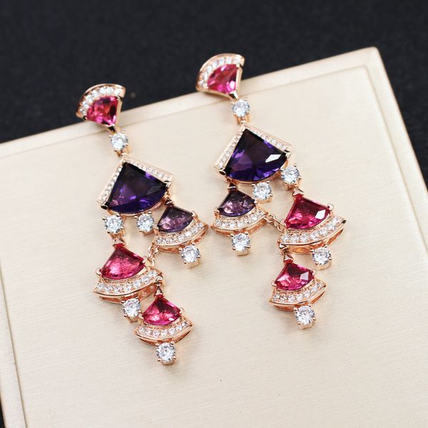 europe america fashion lady women brass 18k gold plated tassels setting diamond colored zircons crystal stud earrings, Silver
europe america fashion lady women brass 18k gold plated tassels setting diamond colored zircons crystal stud earrings, Silver