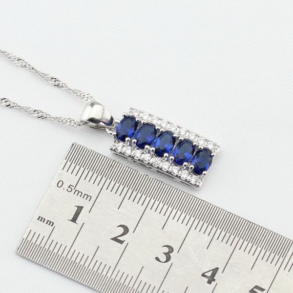 4pcs blue cubic zirconia silver color color jewelry sets for women bracelets necklace pendant earrings rings gift box
4pcs blue cubic zirconia silver color color jewelry sets for women bracelets necklace pendant earrings rings gift box