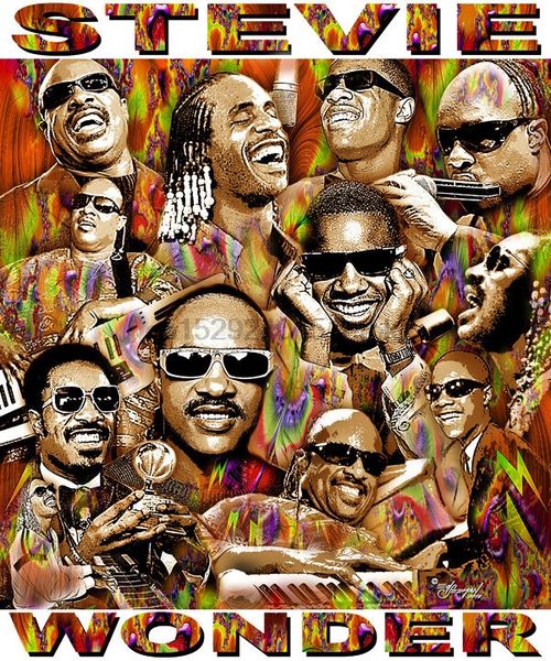 stevie wonder tribute or print by ed seeman hoodie designers t shirts sweatshirt