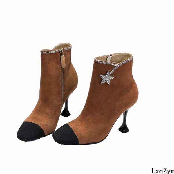 boots goblet high heels wedding pumps luxury exquisite crystal star ankle women cow suede dating shoes elegant 34-40, Black
boots goblet high heels wedding pumps luxury exquisite crystal star ankle women cow suede dating shoes elegant 34-40, Black