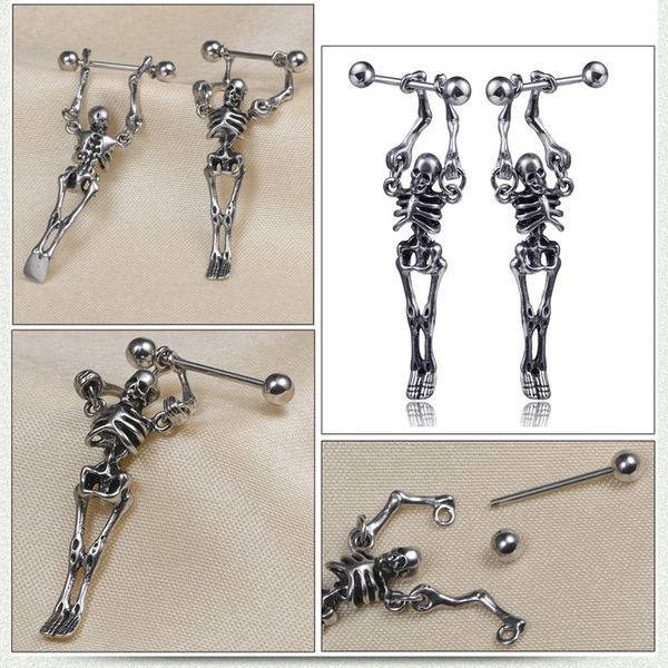 retro skeleton earrings fashion titanium steel designer stud earrings stainless steel skull head trendy stud earrings vtky2306
retro skeleton earrings fashion titanium steel designer stud earrings stainless steel skull head trendy stud earrings vtky2306