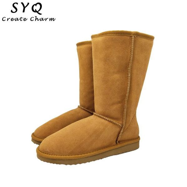 australian style women's snow boots waterproof genuine cow leather winter boots warm women knee-high women shoes, Black
australian style women's snow boots waterproof genuine cow leather winter boots warm women knee-high women shoes, Black