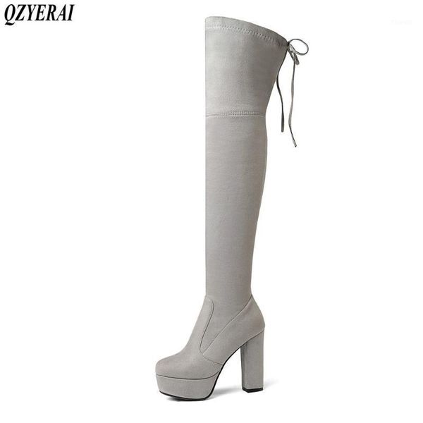 qzyerai new round head comfortable female boots tight elastic over knee shoes european standing bootsquality qualified size34-431, Black
qzyerai new round head comfortable female boots tight elastic over knee shoes european standing bootsquality qualified size34-431, Black