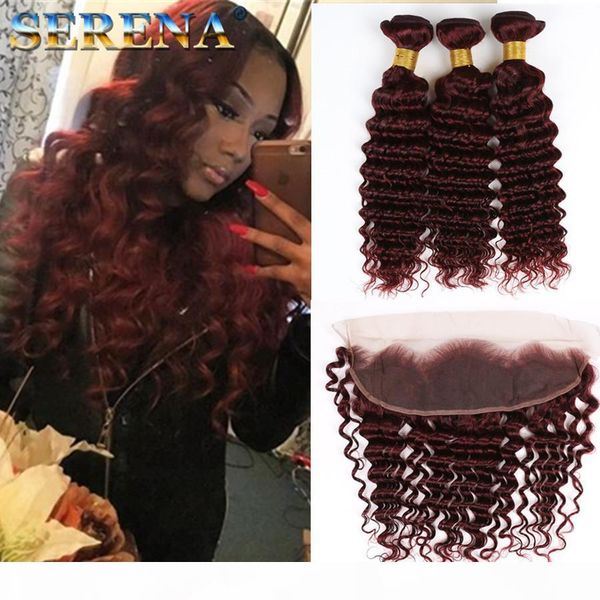99j bundles with closure peruvian deep wave human hair 8a virgin human hair weave wet and wavy 3 bundles with lace 13x4 frontal closure, Black;brown
99j bundles with closure peruvian deep wave human hair 8a virgin human hair weave wet and wavy 3 bundles with lace 13x4 frontal closure, Black;brown