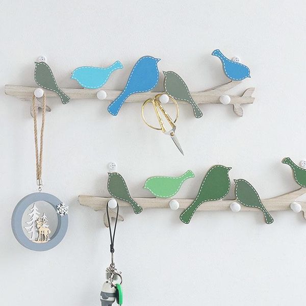 hanger wooden hook birds wall hanger clothes hooks key organization sundries hat holder
hanger wooden hook birds wall hanger clothes hooks key organization sundries hat holder