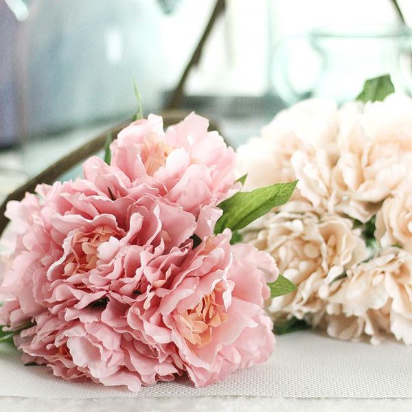 decorative flowers & wreaths 1 bouquet silk flower bridal hydrangea artificial fake peony home wedding garden decors
decorative flowers & wreaths 1 bouquet silk flower bridal hydrangea artificial fake peony home wedding garden decors